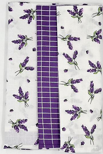 Toallas de algodón DADOS DE LAVANDA