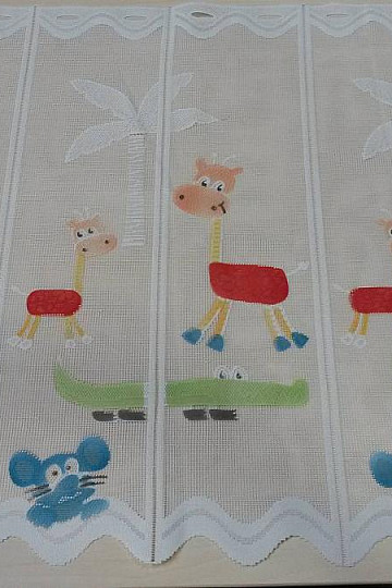 Cortina infantil para vidrieras ANIMALES