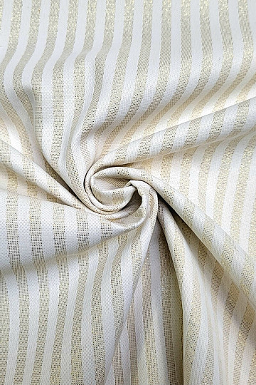 Tejido jacquard decorativo RAYAS dorado
