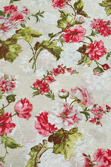 Tela decorativa HORDENZIE LEONE beige