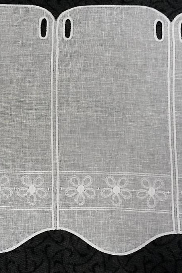 vidriera cortina flores 11383 blanco