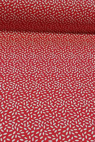 Tela de algodón STILI rojo rojo
