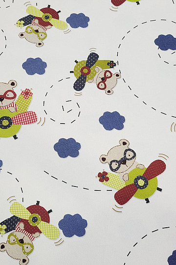 Tela decorativa infantil BEAR FLYER