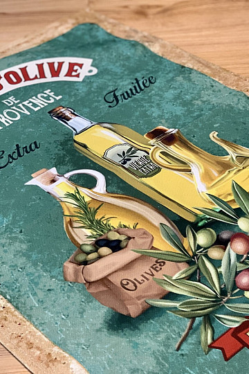 Paño de cocina diseño retro ACEITE DE OLIVA