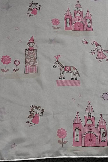 Cortina infantil PRINCESA con castillo
