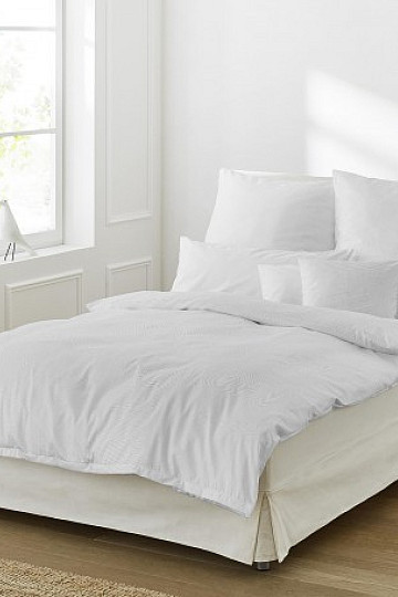 ropa de cama Irisette BIO ALGODÓN satinado ASPEN 8740-12 nieve