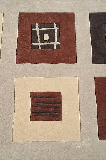 Alfombra capitoné a mano AKRYL VI 120/180