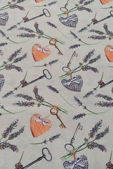 Tela decorativa CLAUDIE lavanda