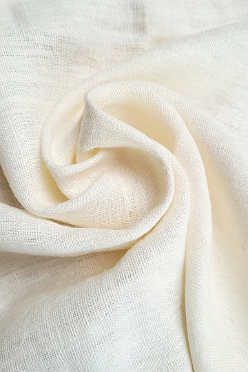Tela de lino VERONA uni crema