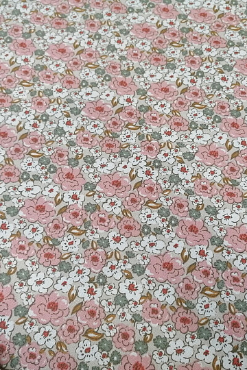 Tela de algodón KALMIA rosa
