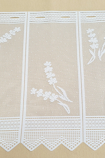 Cortina jacquard moderna para vidrieras LAVANDA A370601