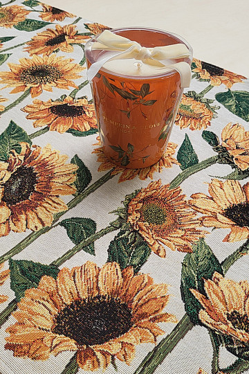 Mantel tapiz y pañuelo GIRASOL
