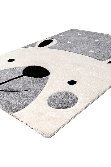 Alfombra infantil AMIGO 323 Oso gris