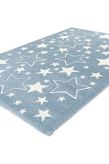 Alfombra infantil AMIGO 329 ESTRELLAS - AZUL