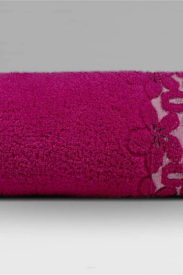 Toalla de lujo y toalla de baño BELLA fucsia