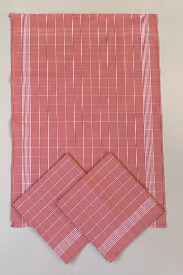 Paños de cocina CUBE OLD PINK3 piezas