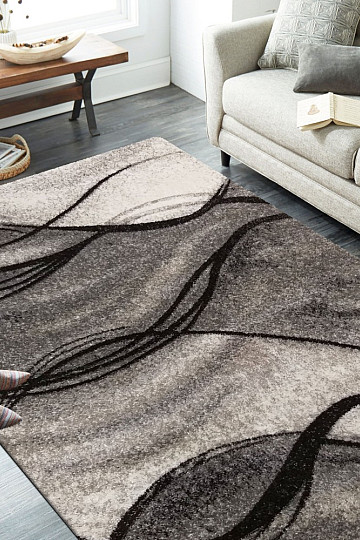 Alfombra pieza PANAMERO lana gris