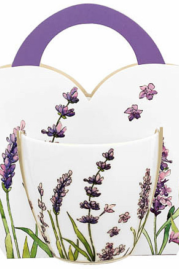 Taza de porcelana Lavanda E