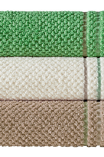 Toalla de lujo y toalla de baño HELGE 470 verde
