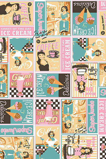 Tela decorativa HELADO