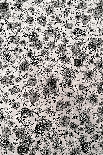 Tela de algodón FLORES FLORAL 1