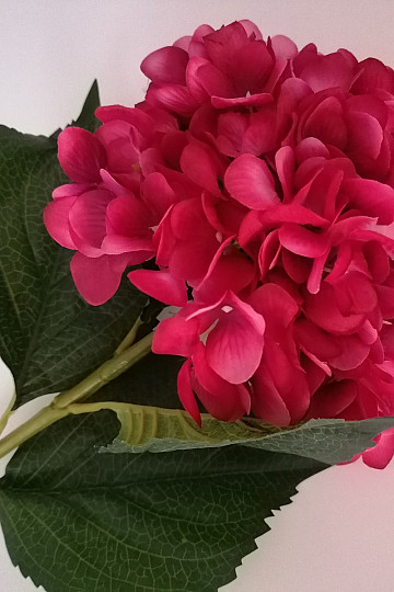 HYDRANGEA - flor artificial rosa oscuro