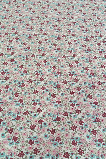 Tela de algodón LILAS rosa