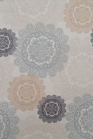 Tela decorativa MANDALA gris-beige
