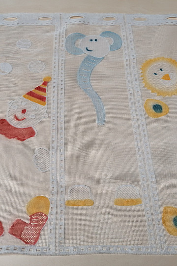 Cortina infantil para vidriera - jacquard CIRKUS II