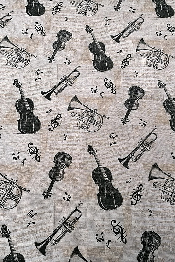 Tela decorativa INSTRUMENTOS MUSICALES