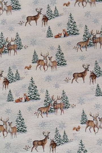 Tela de tapiz ANIMALES CERCA DEL ÁRBOL