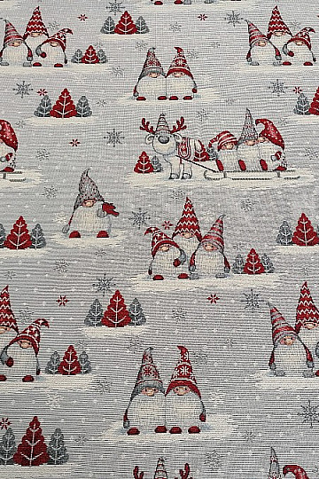 Mantel tapiz, bufanda Duendes navideños 2
