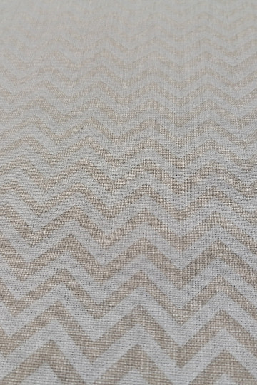 Tela de algodón en zigzag.