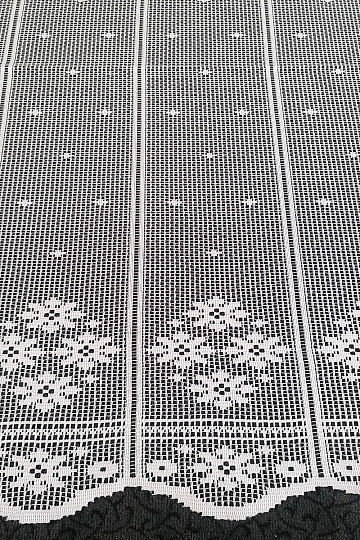 Cortina corta jacquard 115 cm