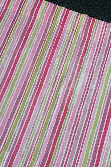 Cortina decorativa Rayas rosa 130x248 cm