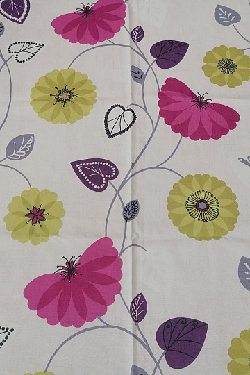 Cortina decorativa Flores 1 -140x240 cm-