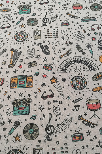 Tela decorativa Música