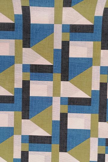 Tela decorativa Geo azul