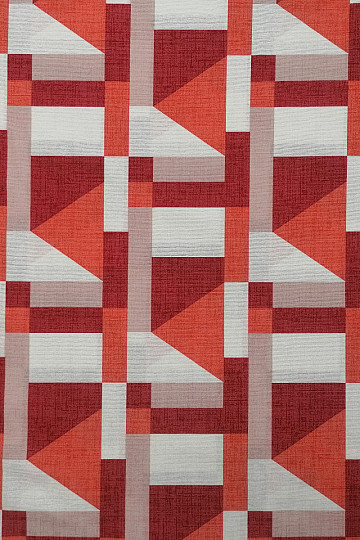 Tela decorativa Geo rojo