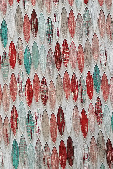 Tela decorativa Surf rojo-turquesa