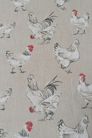 Tela decorativa SLEPIČKY rojo