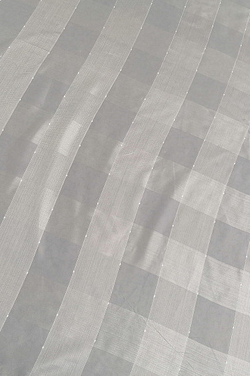 Cortina voile 5533 cubos blanco