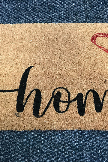 Felpudo CORAZÓN Y HOGAR beige