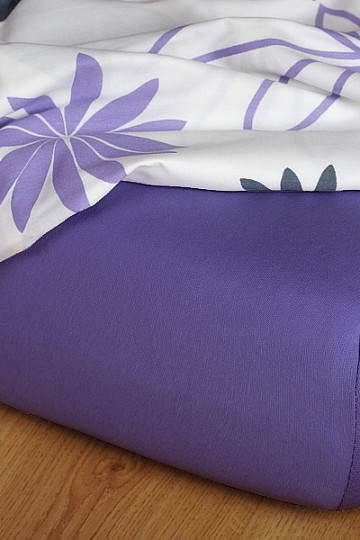 Sábana jersey color MORADO