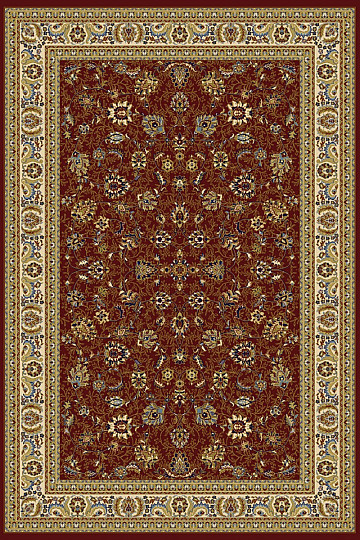 Alfombra pieza KENDRA rojo