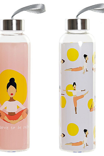 Botella de cristal YOGA 550 ml