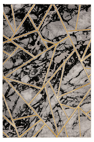 Alfombra moderna MARMARIS 402 negro
