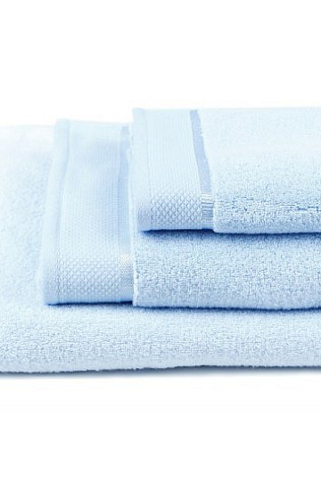 Toalla y toalla de baño MIKRO azul claro