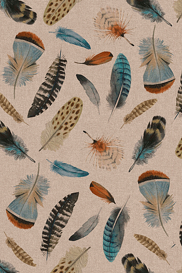 Tela decorativa OTONO FEATHERS 601 impresión digital