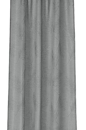 Cortina decorativa PALOMA oscuro gris 146x245